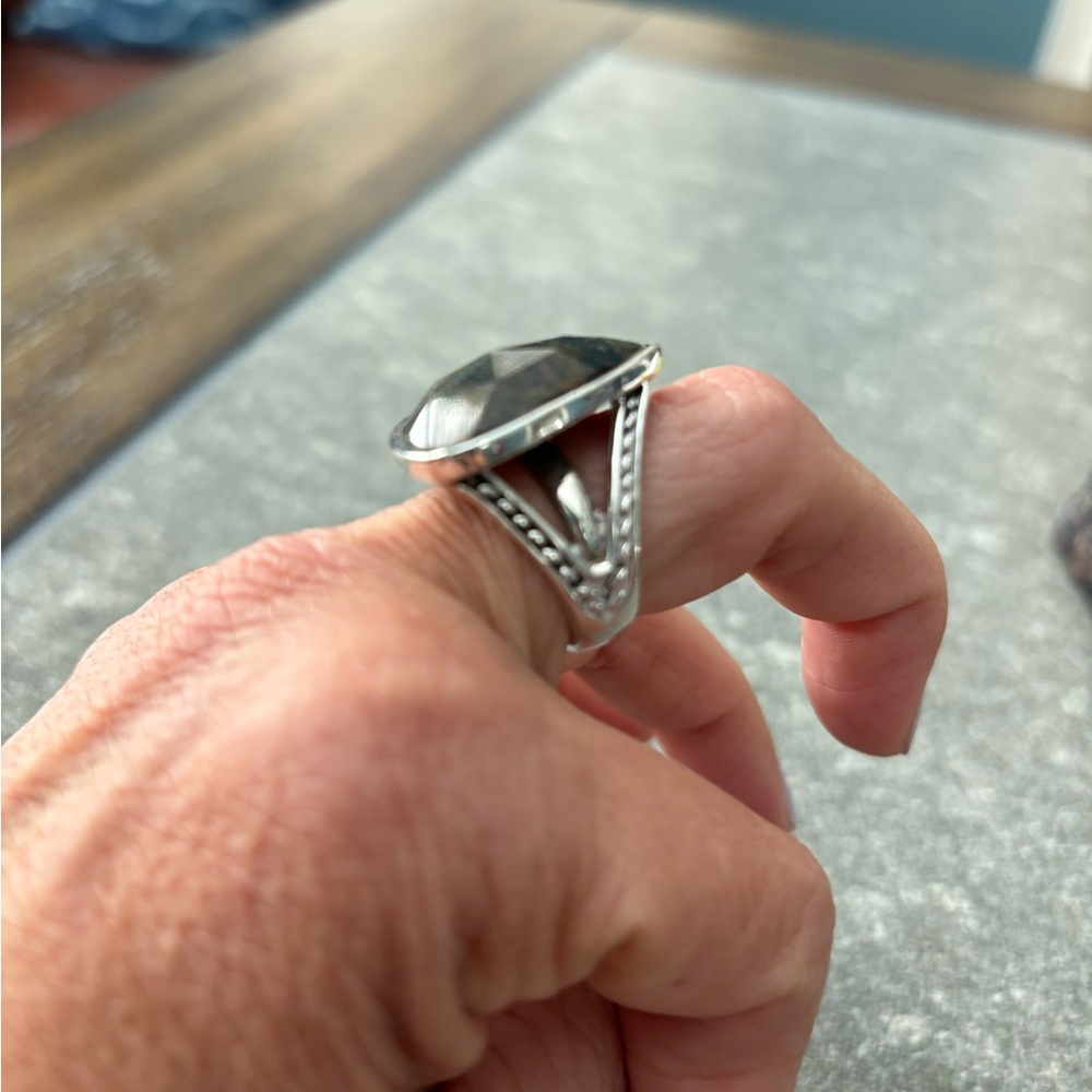 Barse 925 Sterling Silver tigers eye ring - Picture 4 of 8